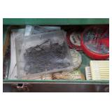 Vintage Tackle Box with Assorted Tackle