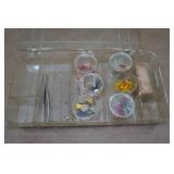 Tackle Box Insert with Assorted Flies