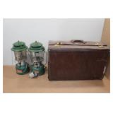 *2* Vintage Coleman Lanterns with Case