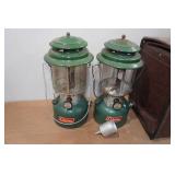 *2* Vintage Coleman Lanterns with Case