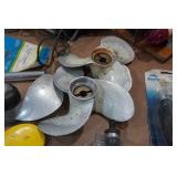 Assorted Boat Accessories - Lights, Props