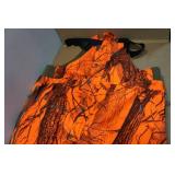 Whitewater Blaze Orange Camo Bibs - 2XL