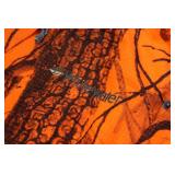 Whitewater Blaze Orange Camo Bibs - 2XL