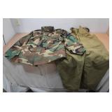 Camo Jacket with Bibs - Jacket is a Small