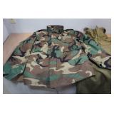 Camo Jacket with Bibs - Jacket is a Small