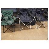 *3* Folding Camping Chairs