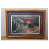 Framed Daniel R Pierce Print "Eagles Ridget"