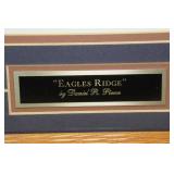 Framed Daniel R Pierce Print "Eagles Ridget"
