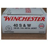 50 Winchester .40 S&W 180 Gr FMJ Ammo