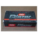 50 CCI Blazer .40 S&W 165 Gr TMJ Aluminum Case Ammo
