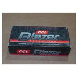 50 CCI Blazer .40 S&W 180 Gr FMJ Aluminum Case Ammo