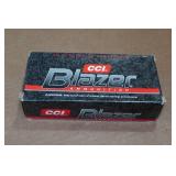 50 CCI Blazer .40 S&W 180 Gr FMJ Aluminum Case Ammo