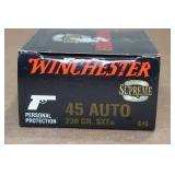 20 Winchester Supreme .45 Auto 230 Gr SXT Ammo