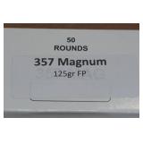 50 .357 Magnum 125 Gr FP Ammo