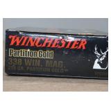 20 Winchseter Supreme .338 Win Mag 250 Gr Partition Gold Ammo