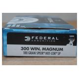 20 Federal Power-Shok .300 Win Mag 180 Gr Speer Hot-Cor SP Ammo