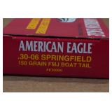 20 American Eagle .30-06 Sprg 150 Gr FMJ BT Ammo