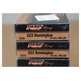 100 PMC Bronze .223 Rem 55 Gr FMJ BT Ammo