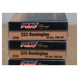 100 PMC Bronze .223 Rem 55 Gr FMJ BT Ammo