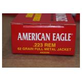 100 American Eagle .223 Rem 62 Gr FMJ Ammo