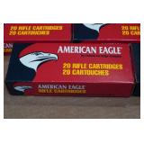 100 American Eagle .223 Rem 62 Gr FMJ Ammo