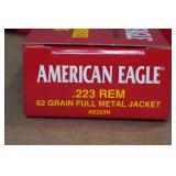 100 American Eagle .223 Rem 62 Gr FMJ Ammo