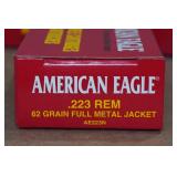 100 American Eagle .223 Rem 62 Gr FMJ Ammo