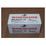 500 Winchester Wildcat 22 .22 LR 40 Gr Plated RN Ammo