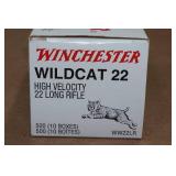 500 Winchester Wildcat 22 .22 LR 40 Gr Plated RN Ammo