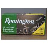525 Remington Golden Bullet .22 LR 36 Gr Plated HP Ammo