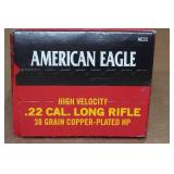 400 American Eagle .22 LR 38 Gr Plated HP Ammo