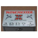 25 Winchester Super-X 16 Gauge 2-3/4" Lead 6 Shot Shotshells