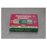 5 Remington Express 20 Ga 2-1/2" Rifled Slugs