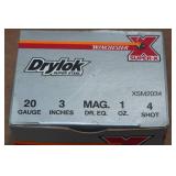 25 Winchester Super-X 20 Ga 3" Magnum 4 Shot Shotshells