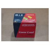 25 Federal Game Load 20 Ga 2-3/4" 8 Shot Shotshells