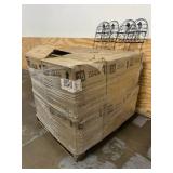 VIGORO Pallet of 12 Cases of 18" Romantic Folding Fence (18" H x 10 feet L per case)