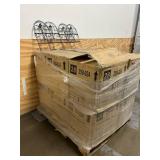 VIGORO Pallet of 12 Cases of 18" Romantic Folding Fence (18" H x 10 feet L per case)