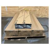 COMMERCIAL ELECTRIC Lot of 8-  4ft LED Industrial Linear Low Bay Lights