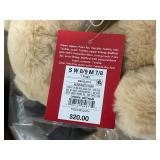 WONDERSHOP Lot of 2 Cases of- Teddy Bear Slippers (6 pairs per case)
