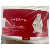 WONDERSHOP Lot of 2 Cases of- Polar Bear Hooded Blankets (6 per box)