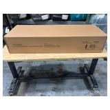 STYLEWELL Dark Charcoal 2 Drawer 1 Shelf Console Table