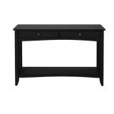 STYLEWELL Dark Charcoal 2 Drawer 1 Shelf Console Table