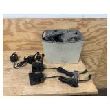 Lot of Tile Saw Parts with 4 Water Pumps Lot of Tile Saw Parts with 4 Water Pumps