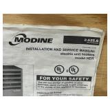 MODINE Electric Heater Model HER MODINE Electric Heater Model HER