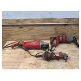 MILWAUKEE tool lot of 3 sold for parts MILWAUKEE tool lot of 3 sold for parts