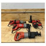 MILWAUKEE tool lot of 4 sold for parts MILWAUKEE tool lot of 4 sold for parts