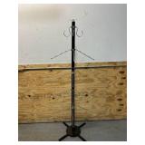 74" 5-Tier Black/ Chrome Metal Merchandise Display Rack Hook shelf peg 74" 5-Tier Black/ Chrome Metal Merchandise Display Rack Hook shelf peg