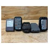 Battery lot of 5 sold for parts only Battery lot of 5 sold for parts only