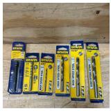 IRWIN drill bit lot of 6 IRWIN drill bit lot of 6