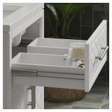 Kohler Accra Single Sink Bath Vanity 24"W X19.2"D X36"H With Quartz Top In White Kohler Accra Single Sink Bath Vanity 24"W X19.2"D X36"H With Quartz Top In White